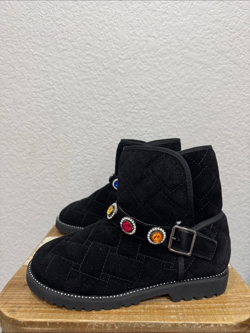 Kurt Geiger London Kids Mini Orson Suede Boots Size 5 NEE